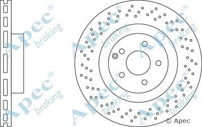 APEC BRAKING dsk2683 -  Тормозной диск
